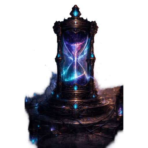 Clessidra mystical hourglass